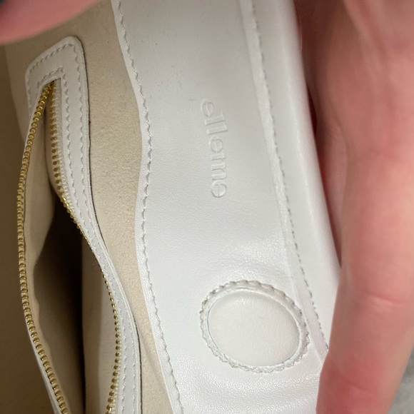 ***SOLD***Elleme Raisin Raffia Handbag in White - Picture 10 of 16